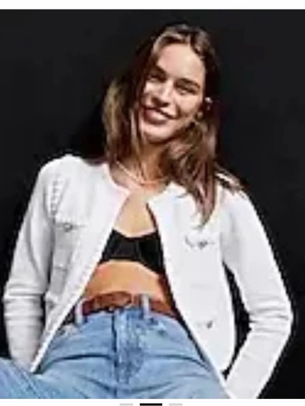 JCrew Odette Sweater Lady Jacket in Cotton Blend Boucle Sz M